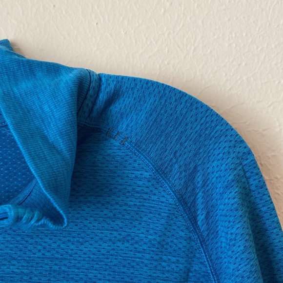 Lululemon Blue Metal Vent Tech 1/2 Zip Jacket - Picture 7 of 7